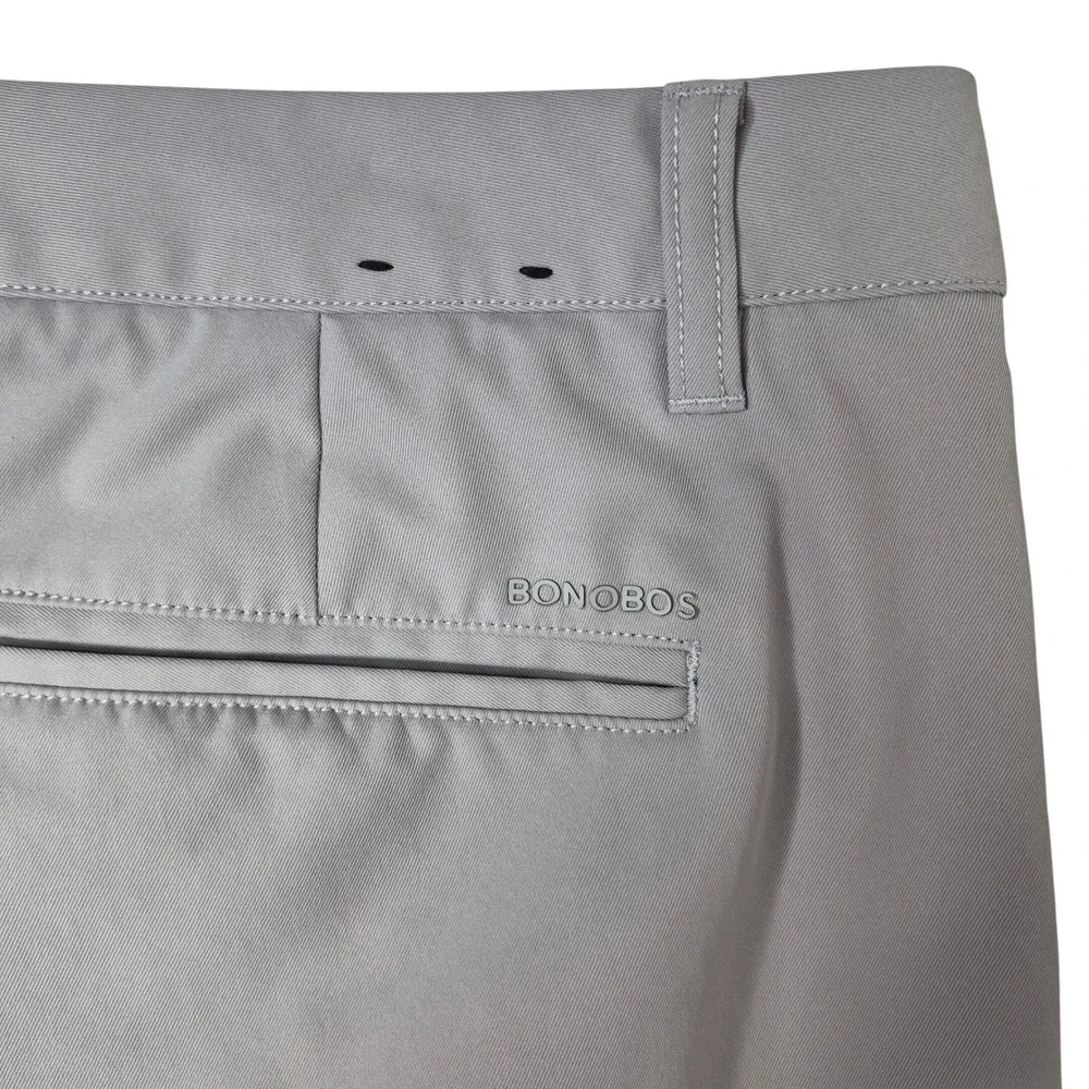 Bonobos Golf Pants Mens 38x32(31) Gray Slim Fit Performance Chino 17896-GYJ14